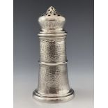 An Arts and Crafts silver sugar caster, Sandheim Brothers, London 1915