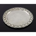 An Arts and Crafts silver dish, George Lawrence Connell, London 1897