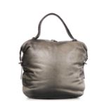Bottega Veneta, an ombre leather handbag, featuring a grey to black ombre soft leather exterior,