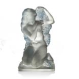 Rene Lalique, an Automne glass statue from the Four Seasons, model 841bis, designed circa 1939,