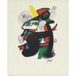 Y Joan Miro (Spanish, 1893-1983), Untitled, limited edition colour print No.1497/1500, 30 by 24cm,