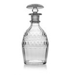 A George III cut glass decanter