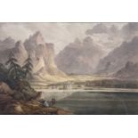 Francis Nicholson (British, 1753-1844), 'Konigssee near Berchtesgadener', titled verso, watercolour,