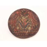 A Middle Easterm terracotta painted plate