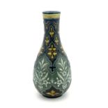 Eliza Hubert and William Parker for Doulton Lambeth, a stoneware pate sur pate vase, circa 1880,