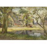 Ernest Albert Chadwick R.I. R.B.S.A. (British, 1876-1955), 'Henley-in-Arden, Warwickshire', signed