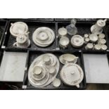A Paragon Lavinia tea and dinner service, including teapot, coffee pot, cups and saucers, tureens