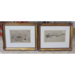 After Sir William Russell Flint, four 1950 edition prints, including Three Studies of Jennifer, On