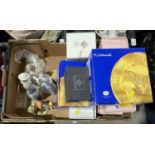 A collection of boxed Lladro Nao and Hummel Goebel figures (7)