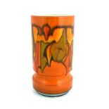 Jennie Haigh and Cynthia Bennett for Poole pottery, a Delphis pattern vase, cylindrical