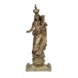 An ecclesiastical carved softwood figure of The Virgin Mary, probably Italian, 18th/19th Century,