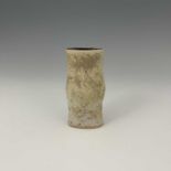 Chris Carter (British, 1945), a thrown stoneware vase, decorated with a silicon carbide glaze to the