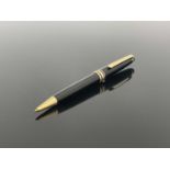 Mont Blanc, a Meisterstuck Classique ballpoint pen, gold trim, VH1802731, in box with papers