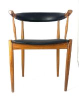 Johannes Andersen for Gramrode Mobelfabrik, a model 12 Danish teak dining chair, circa 1960s,