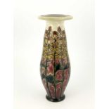Francis Pope for Doulton Lambeth, a stoneware vase, footed baluster form with flared rim,