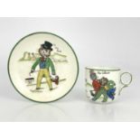 Louis Wain for Paragon, a Tinker Tailor Series tea cup and saucer, the Collision and In the Park