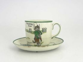 Louis Wain for Paragon, a Tinker Tailor Series tea cup and saucer, the Presenting Arms and The