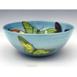 Sally Tuffin for Dennis China Works, Butterflies, a bowl, Trial No. 1, 2007, 18.5cm diameter