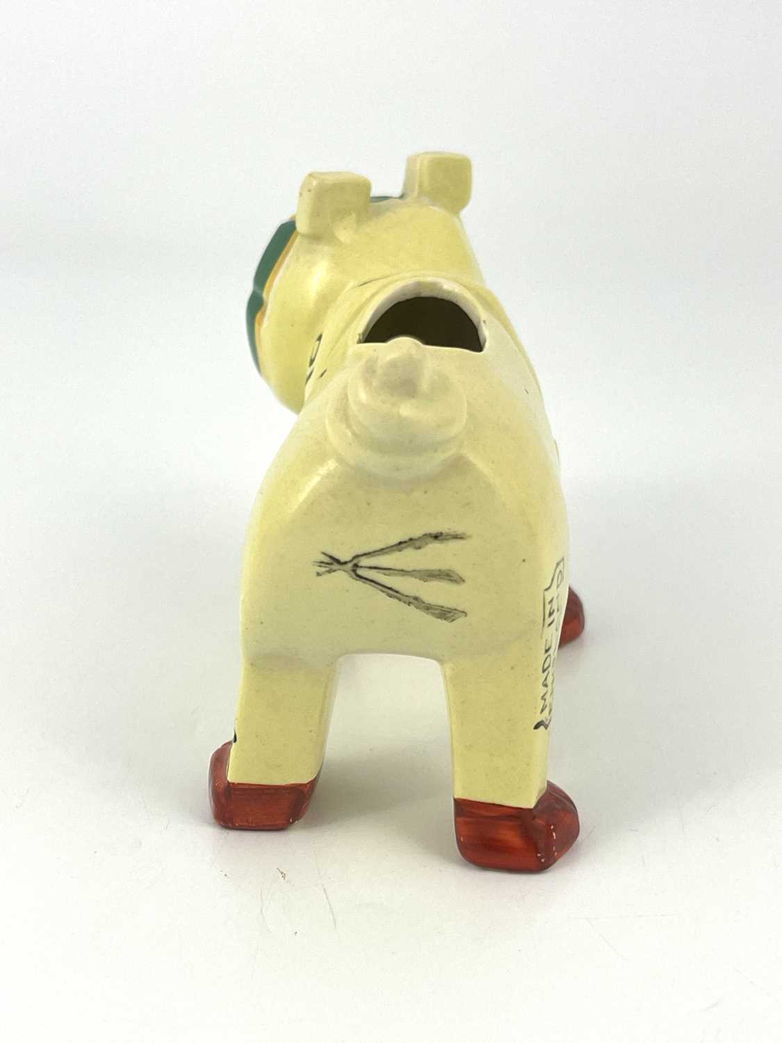 Louis Wain for Max Emanuel and Co., a Lucky Bully Bulldog vase, designed circa 1914, modelled as a - Image 4 of 7