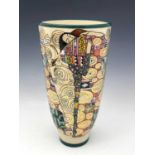 Sally Tuffin for Dennis China Works, The Embrace, after Gustav Klimt, a Trial vase, 2011, 35cm high