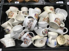 A collection of commemorative shaving mugs, 1924, 1937, and the death of Queen Victoria, (18)