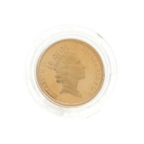 Elizabeth II, a 1997 gold proof full sovereign coin