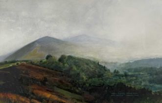 David Prentice (British, 1936-2014), 'Malvern Ridegway, Looking South - Autumn 1987', signed, titled