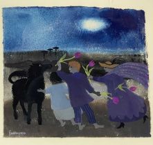 Mary Fedden R.A. (British, 1915-2012), 'The Black Horse', signed and dated 1998 l.l., titled