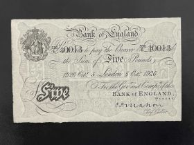 English Banknotes, a black vinyl album containing a collection of 98 mint unused English Bank