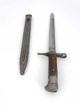 An Italian M1891 Carcano 'Special Troops' knife bayonet by Fabbrica D'Armi Di Terni, two piece