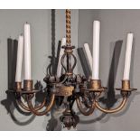 A 20th century chandelier