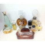 Collection of vintage perfume bottles to include; Jean Patou, Jicky Guerlain, Shalimar Geurlain,