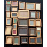 A collection of 29 contact printing photography frames