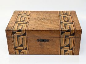 A Tunbridge ware inlaid box