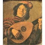 Late 19th century Spanish School, portrait of an Andalusian musician, oil on canvas