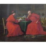 Charles Baptise Schrieber (French, 1845-1903), A Matter of Cardinal Importance, oil on canvas,