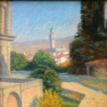 Early 20th century Continental School, Firenze, oil on canvas, titled Firenze and dated No 98, H.