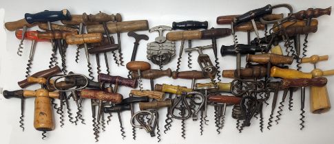 A large collection of corkscrews