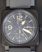 A Bell & Ross gents wristwatch, BR03-51, 2016, 42mm, steel case, subsidiary dial at 6 o clock,