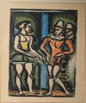 Georges Rouault (French, 1871-1958), Cirque de L Etoile Filante: Frontispiece - Parade, 1934,