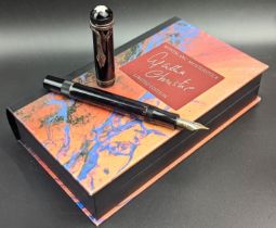 A Mont Blanc Agatha Christie limited edition Meisterstuck writers edition fountain pen, ref. 4810,