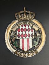 Monaco car badge