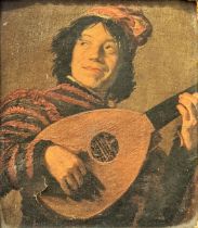 Late 19th century Spanish School, portrait of an Andalusian musician, oil on canvas