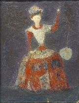 Gennadi Gogoliuk (Russian, b.1960), Chinese Lantern, oil on canvas, inscription in marker pen to