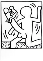 Keith Haring (American, 1958-1990), Cock Buddy (from the Lucio Amelio Suite), 1983, lithograph, from