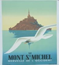Mont St.Michel poster, 91cm x 61cm