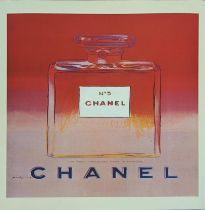 Andy Warhol Chanel poster, 70cm x 50cm