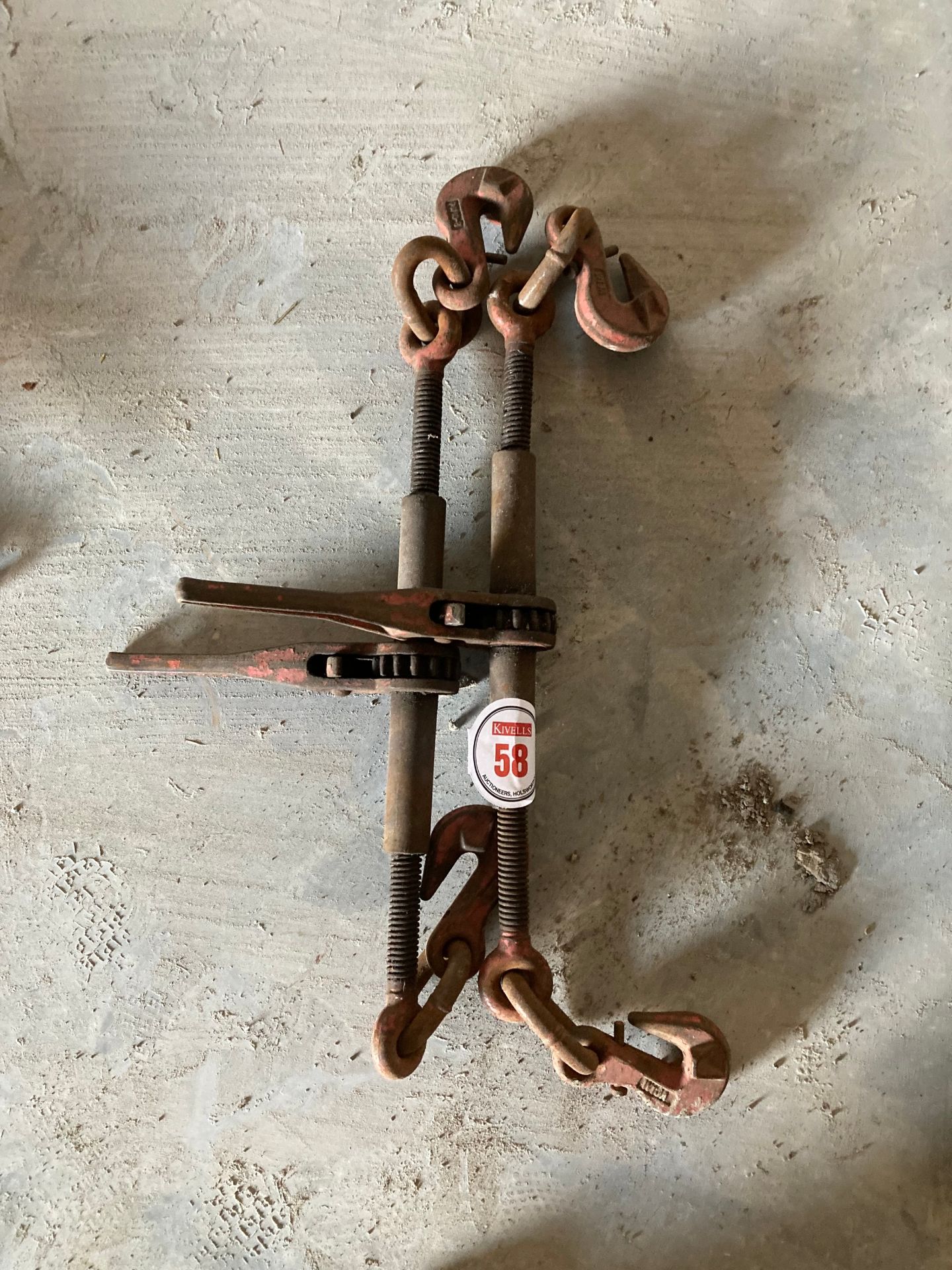 PAIR OF RATCHET CHAIN TENSIONERS - Image 2 of 2