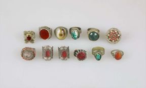 12 turkmenische Ringe