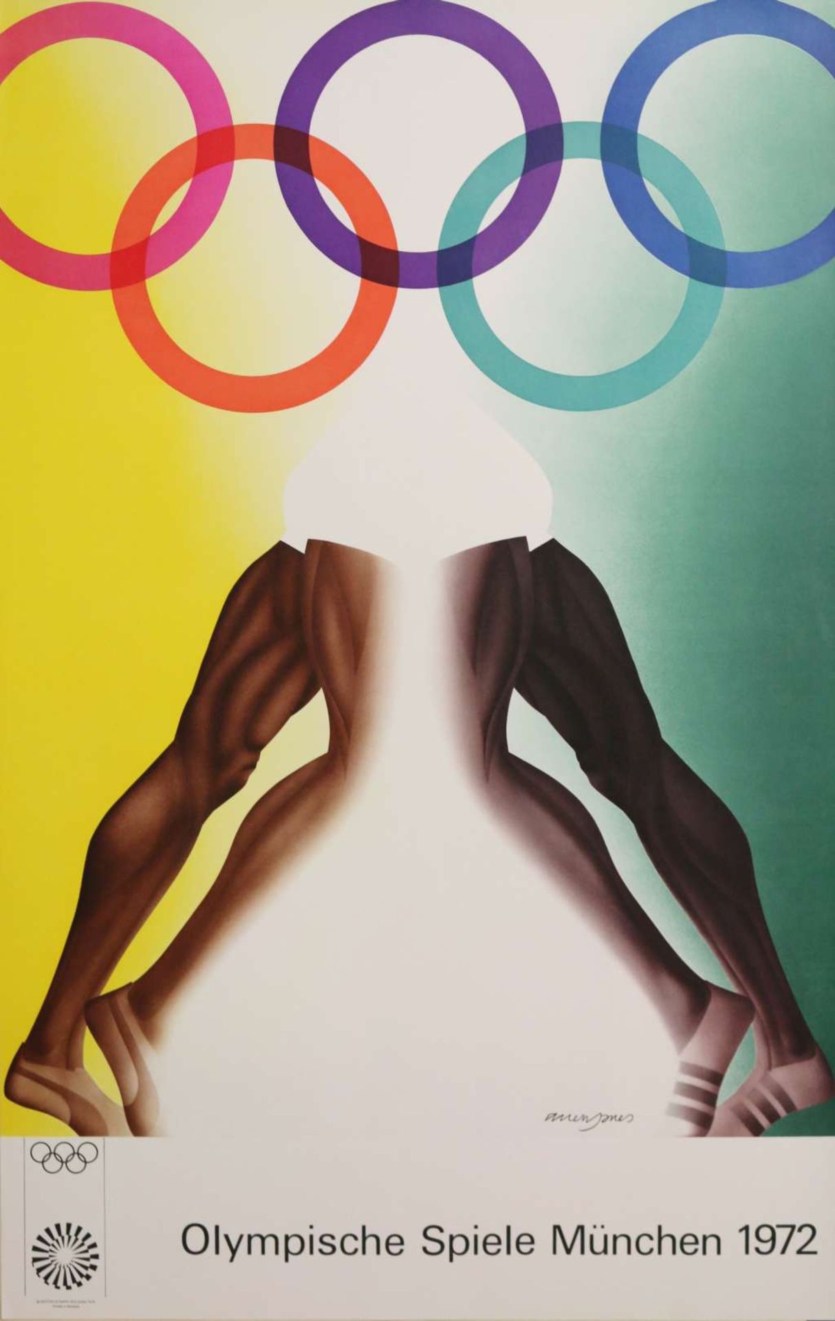 21 Kunstplakate "Olympische Spiele München 1972" - Bild 13 aus 22